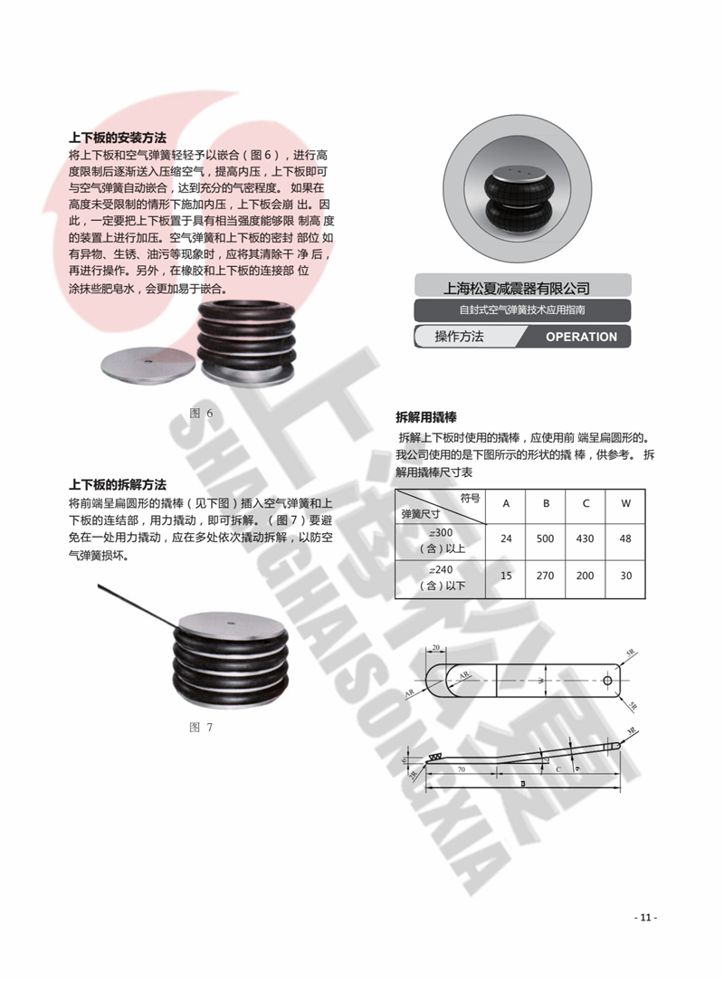 S-220-2RLED支架冲床空气弹簧